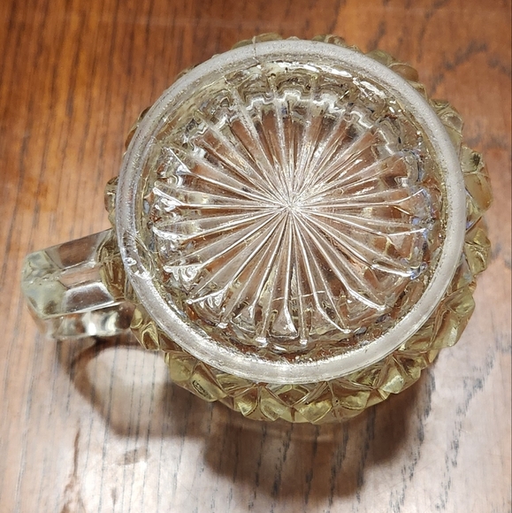 Vintage Bartlett Collins Etched Glass Footed Creamer and Sugar Bowl - Picture 6 of 16